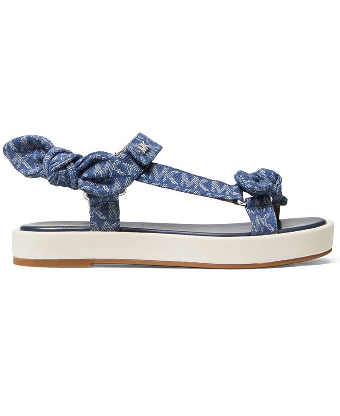 Michael Kors Women's Phoebe Sporty Strappy Bow Detailing Sandals