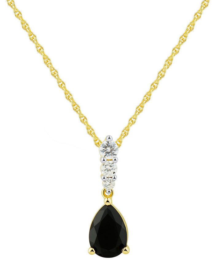 Macy s Onyx Cubic Zirconia 18