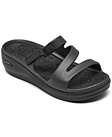 Women's Foamies: Arch Fit Ascend - Sweat Pea Slide Sandals from Finish Line