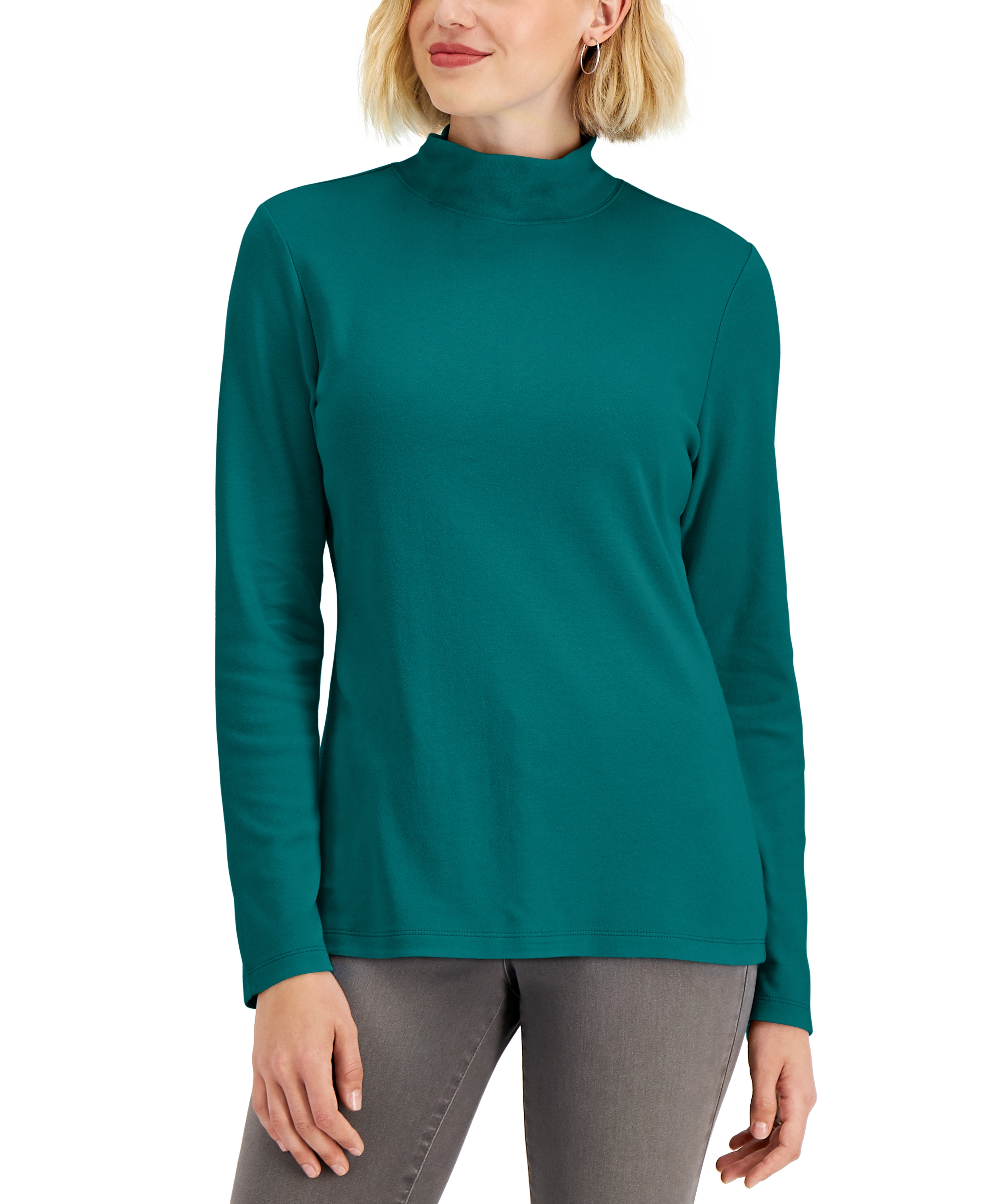 Karen scott mock turtleneck sale