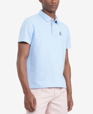 Tommy Hilfiger Men's Custom-Fit Th Luxe Jacques Houndstooth Polo
