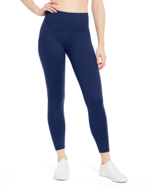 Ideology High-Waist Side-Pocket 7/8 Length Leggings Created for Macy's