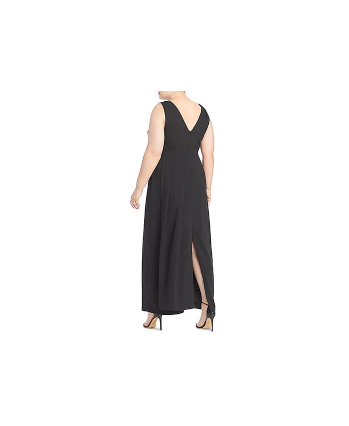 adrianna papell asymmetrical gown