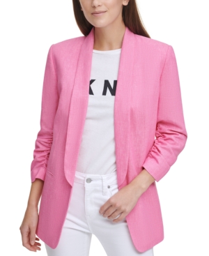 Dkny Ruched-Sleeve Blazer