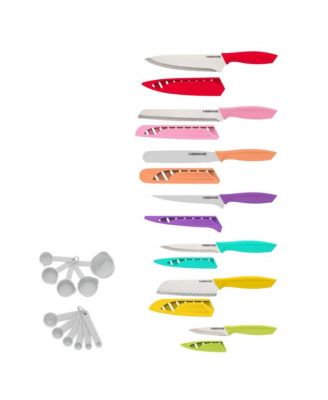 Farberware - 25-Pc. Kitchen Cutlery Set with Measuring Tools