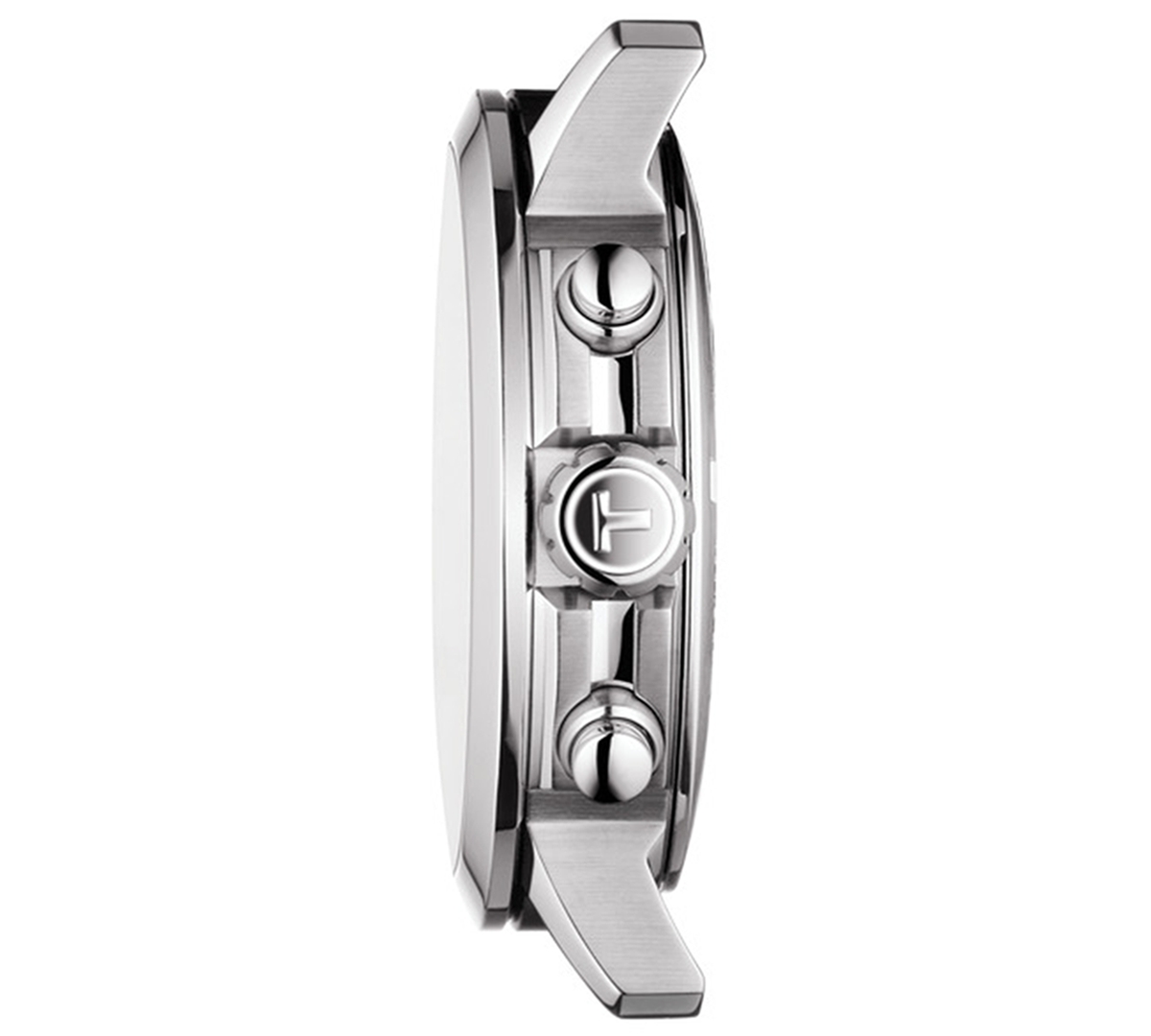 Shop Tissot Men's Swiss Chronograph Prc 200 Stainless Steel Bracelet Watch 43mm In Black