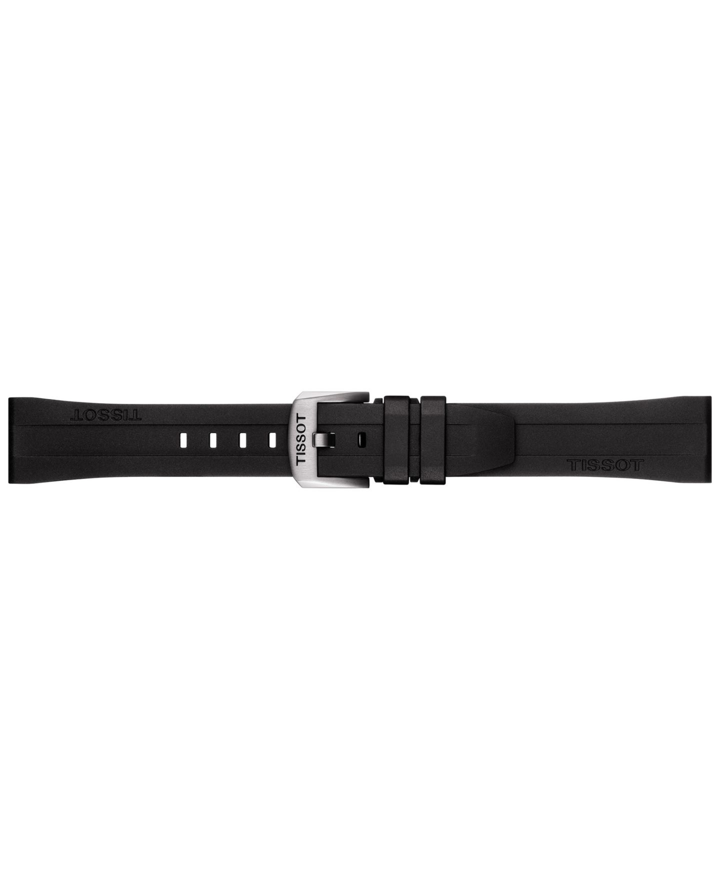 Мужские часы Tissot Swiss Chronograph PRC 200 Black Rubber Strap Watch 43mm — фото 4