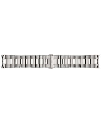 Men's Swiss Gentleman Gray Titanium Bracelet Watch 40mm