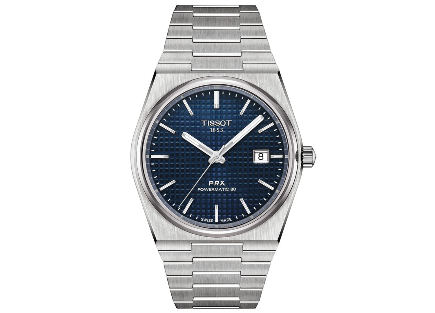 Men's Swiss Automatic PRX Powermatic 80 Stainless Steel Bracelet Watch 40mm