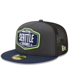 Men's Seattle Seahawks New Era White 2021 NFL Training Camp 39THIRTY Flex  Hat