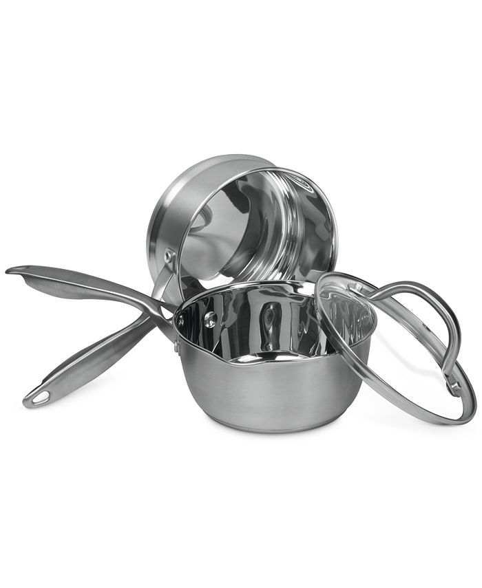 Sedona Pro Stainless Steel 2Qt. Double Boiler with Glass Lid Macy's