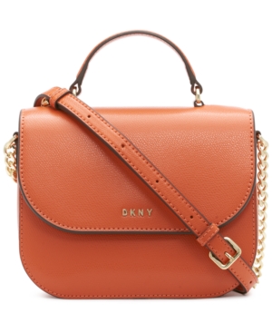 Dkny Felica Large Top Handle Leather Crossbody
