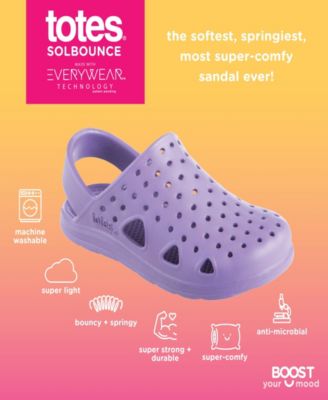Toddler Kids Lightweight Sol Bounce Splash and Play Clogs