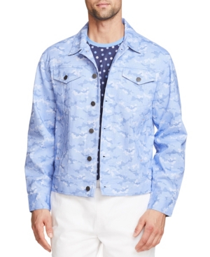 Tallia Men's Slim Fit Cotton Stretch Trucker Jacket