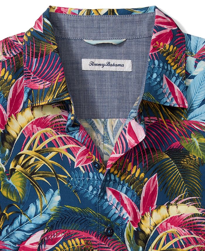 Tommy Bahama Men's Fuego Palms Print Short-Sleeve Shirt - Macy's
