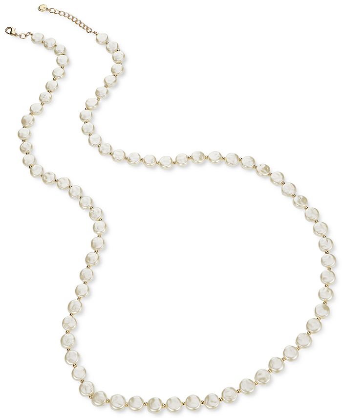 Macy's charter club pearl sale necklace
