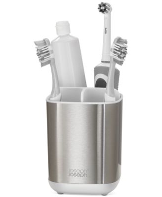 EasyStore™ Steel Toothbrush Caddy