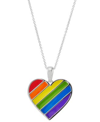 rainbow heart jewelry