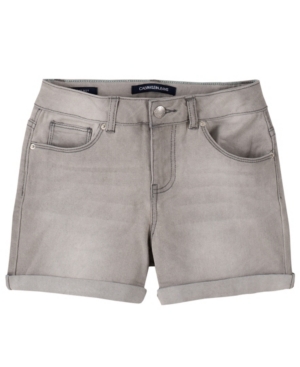 Calvin Klein Big Girls Cuffed Denim Shorts