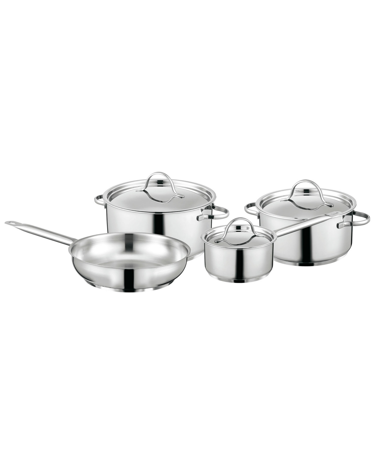 Essentials Comfort 7 Piece Stainless Steel Cookware Set