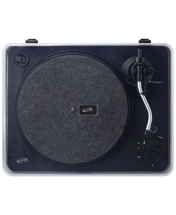 iLive Turntable with Bluetooth Transmitter, ITTB1000B Macy
