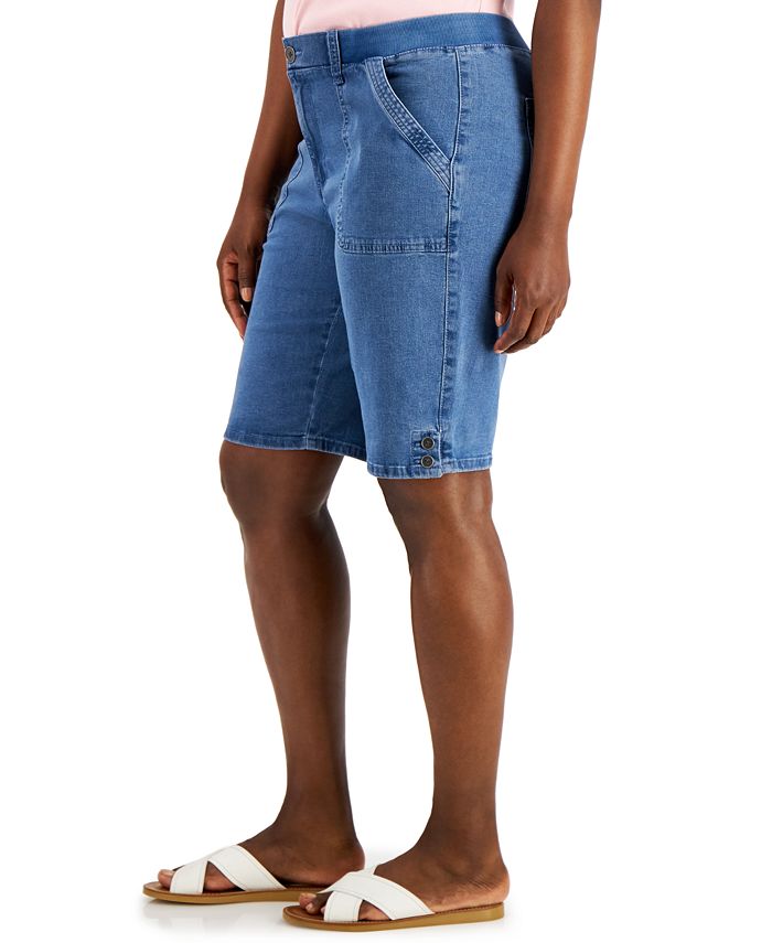 Karen Scott Denim Bermuda Shorts, Created for Macy's Macy's