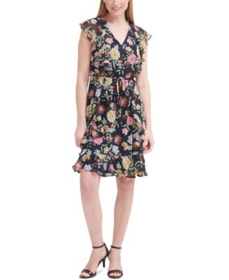 macy's tommy hilfiger floral dress