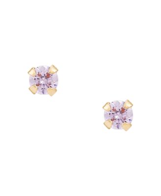 3-Pc. Set Cubic Zirconia Screwback Children's Stud Earrings in 14k Gold