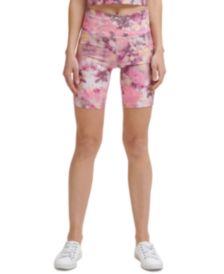 Printed High-Waist Bike Shorts