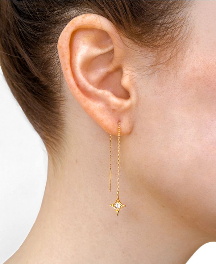the threader charm earrings – camijdesigns