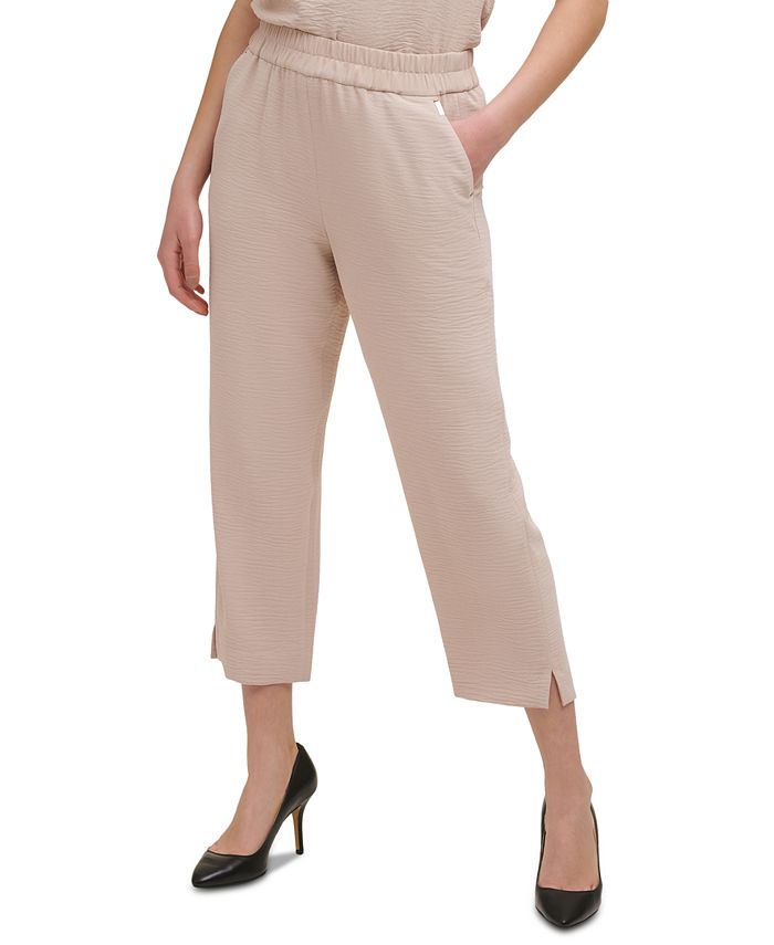Tommy Hilfiger Crinkled Pull-On Pants - Macy's