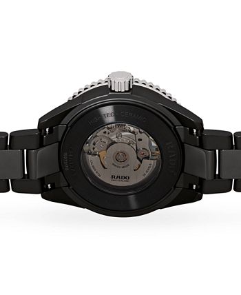 Rado - Men's Swiss Automatic Captain Cook Black High Tech Ceramic Bracelet Watch 43mm