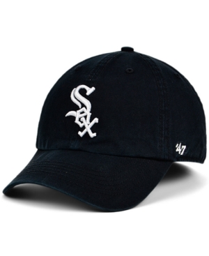 47 Brand Chicago White Sox Classic On-field Replica Franchise Cap In Black
