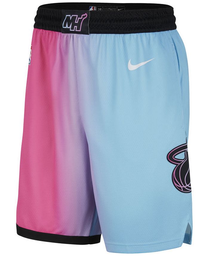 Qué Para buscar refugio Figura Nike Miami Heat Men's City Edition Swingman Shorts - Macy's