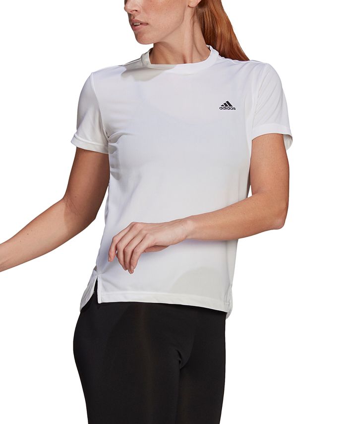 adidas Women's Training T-Shirt & Reviews - Activewear - Women - Macy's