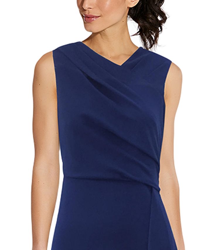 adrianna papell asymmetrical gown