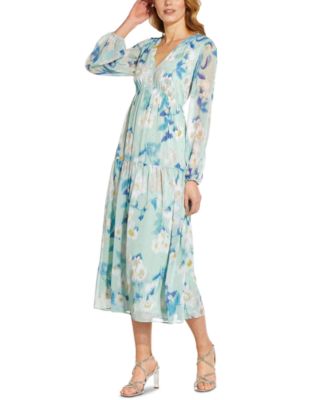Adrianna Papell - Floral-Print Midi Dress
