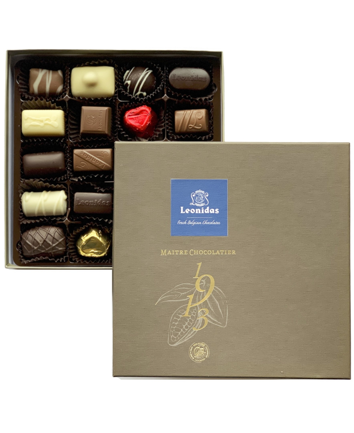 Leonidas 1913 Heritage Chocolate Gift Box, 20 Piece
