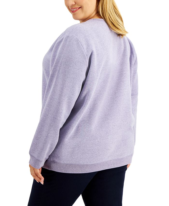 karen scott plus size knit capris