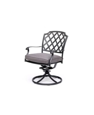 Vintage II Set of 4 Outdoor Swivel Chairs with Outdura&reg; Cushions, Created for Macy's