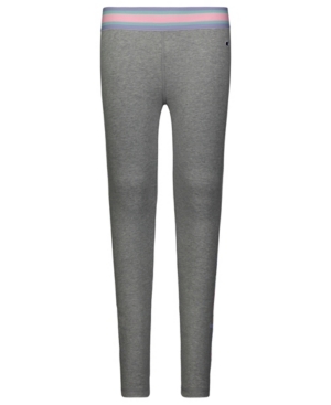 Big Girls Elastic Waist Band Script Legging