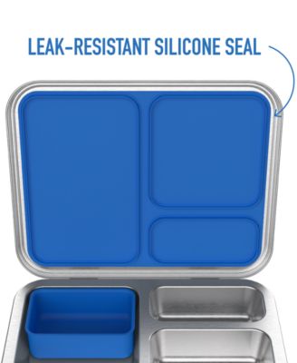 Kids Stainless Steel Leak-Resistant Lunch Box (Blue)