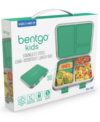 Kids Stainless Steel Leak-Resistant Lunch Box (Blue)