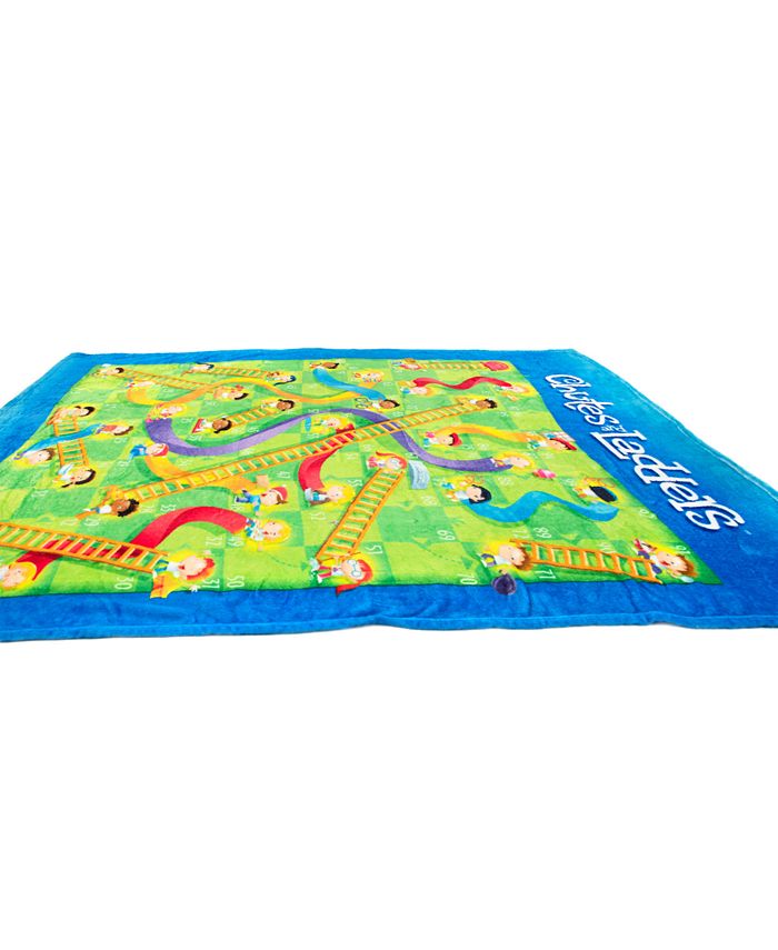 Hasbro CLOSEOUT! Chutes and Ladder Game Blanket Macy's