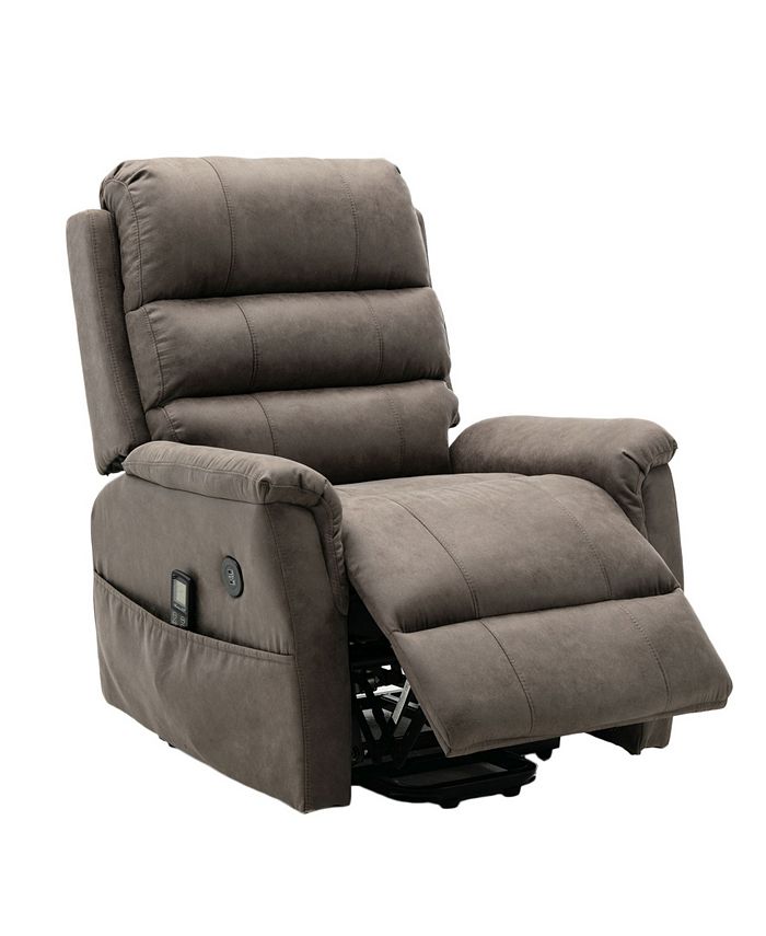 Lifesmart Lie Flat Power Lift Chair Recliner & Reviews Furniture Macy's