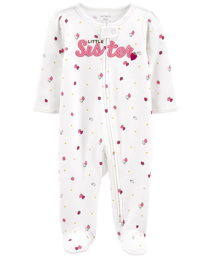 Carter's Baby Girls 2Way Zip Cotton Sleep Play Macy's