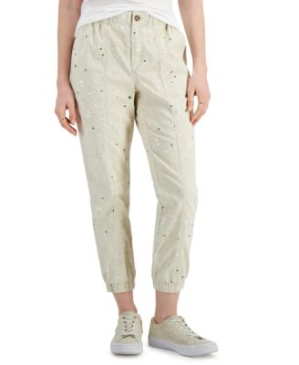 Style & Co - Printed Pull-On Utility Pants