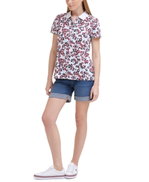 Tommy Hilfiger Printed Polo Top