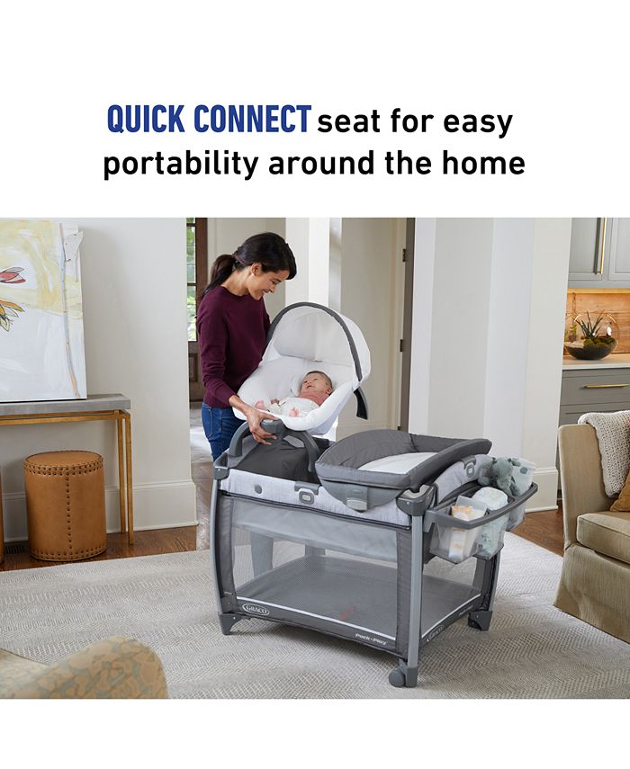 Graco Pack 'n Play Quick Connect Portable Seat DLX Playard Macy's