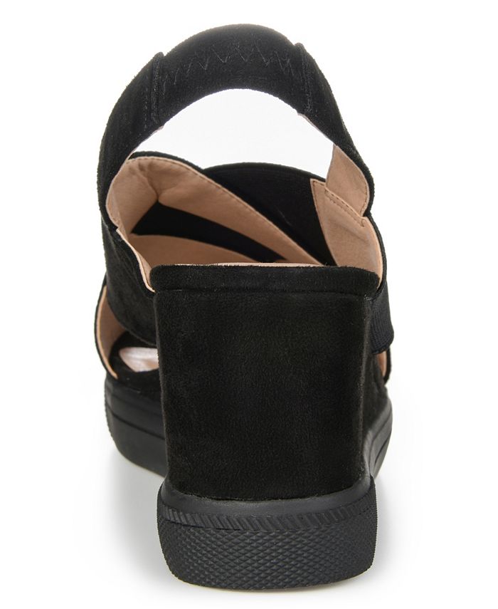 Journee Collection Women's Ronnie Wedge Sandals - Macy's